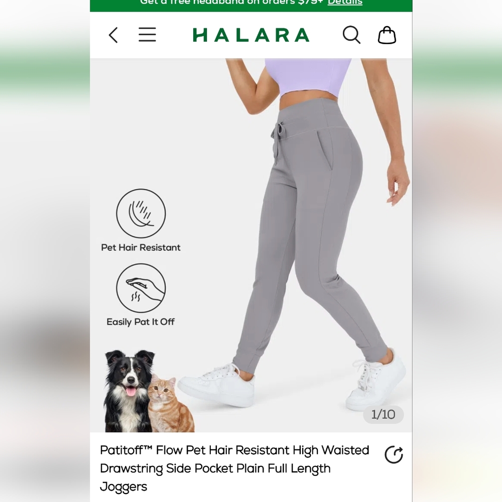 Halara patitoff high waisted joggers